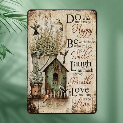 2D "Do What You Love" Inspirational Quote – Suitable for Homes,  Yards & Cafés – Durable Indoor/Outdoor Decor, Room Decoratio