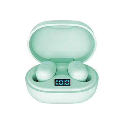 Stylish Bluetooth Wireless Mini Soundproofing for Separate Left and Right ENC Noise Automatic LED Battery Level Fast Compatible with and Android 5.3