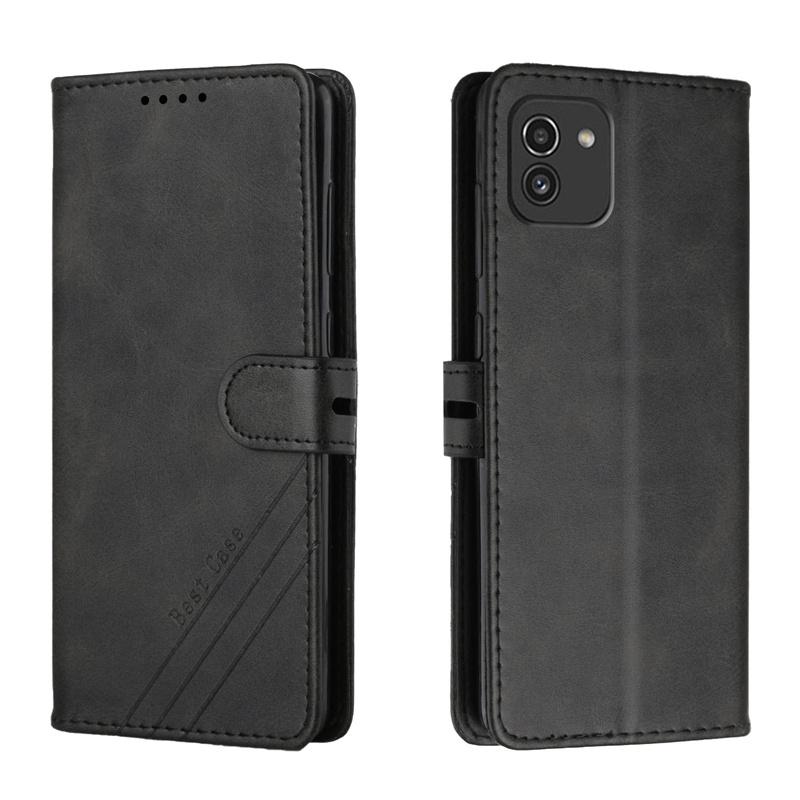 For Samsung Galaxy A03 Case Leather Flip Case On For Funda Samsung A03 Phone Case GalaxyA03 A 03S A03 Core Magnetic Wallet Cover