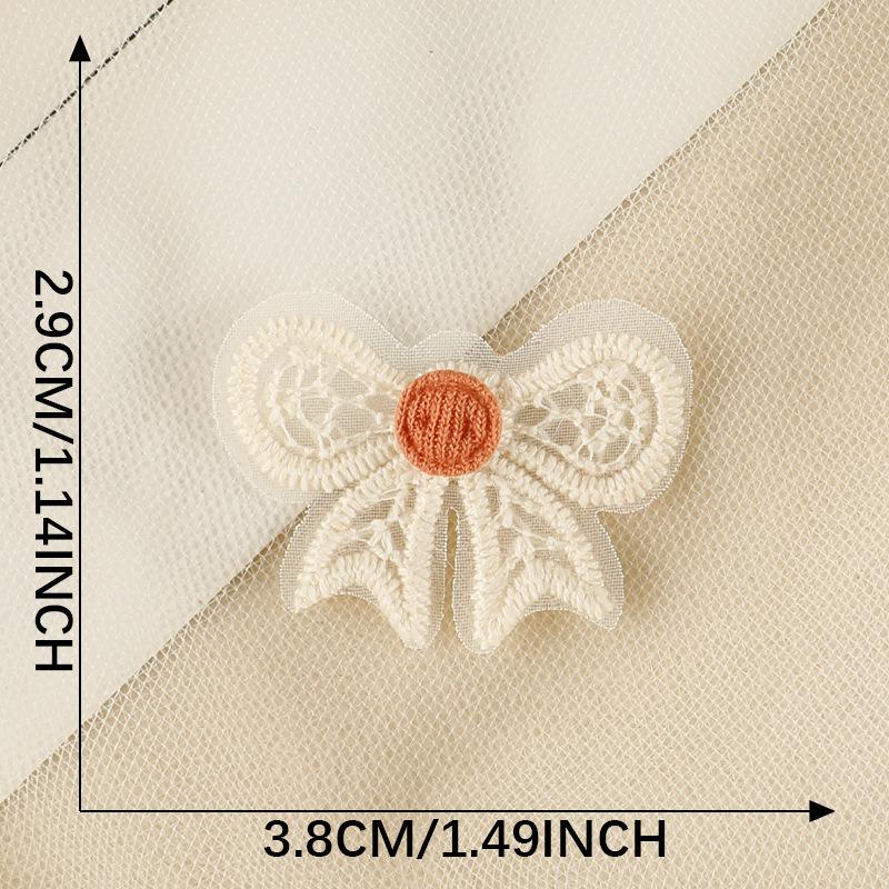 1/10PCS Embroidery Craft Materials Cherry Pattern Rustic Style Patch Elegant Sewing Accessories Multi-Function Multi-color