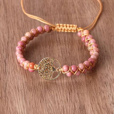 Yoga Chakra Tree of Life Bracelet for Men Women Handmade Weave Natural Stone Beaded Bracelet & Bangles Friendship Jewelry Gifts