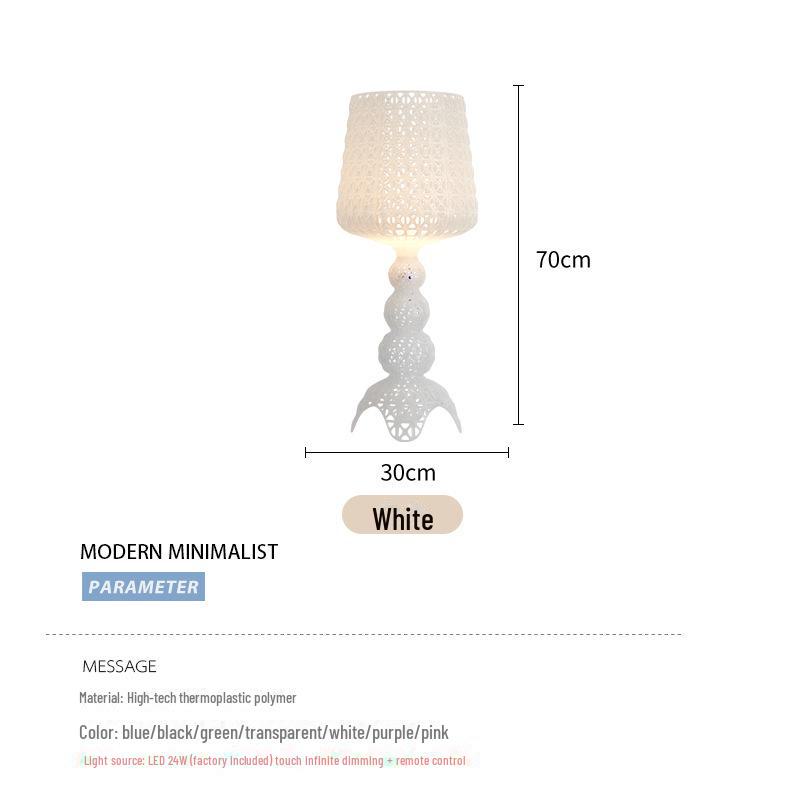 

Итальянская современная скандинавская настольная лампа из винного стекла для гостиной, спальни или кабинета