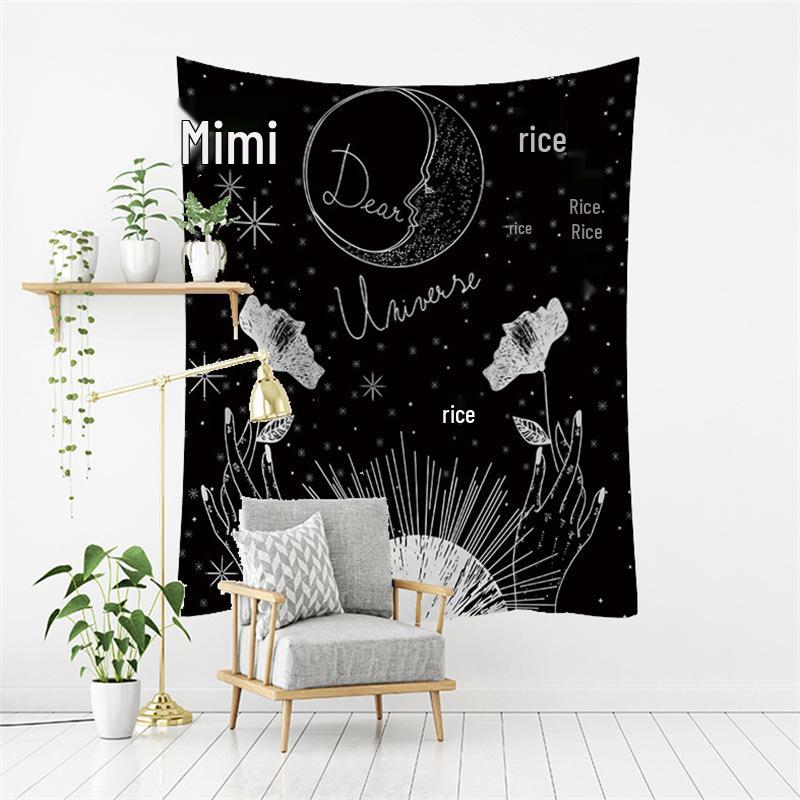 European Tarot Card Series Wall Tapestry - Decorative Polyester Landscape Hanging Cloth