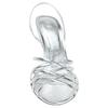 Zara Pu Fashionable Elegant One Strap Sandals Women Sandals Silver 3328610808