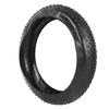 Snow Bike Tire 60Tpi Puncture Resistant Rubber Folding Replacement Bicycle Tires for Beach Rough Terrain Street Riding Black