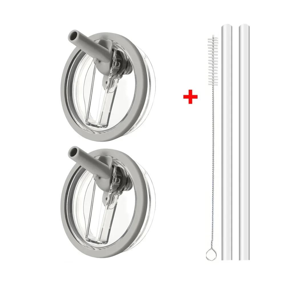 40oz Lid for Stanley Flip Straw Leak Proof Tumbler Lid Replacement for Stanley Cup Accessories Straw Cover