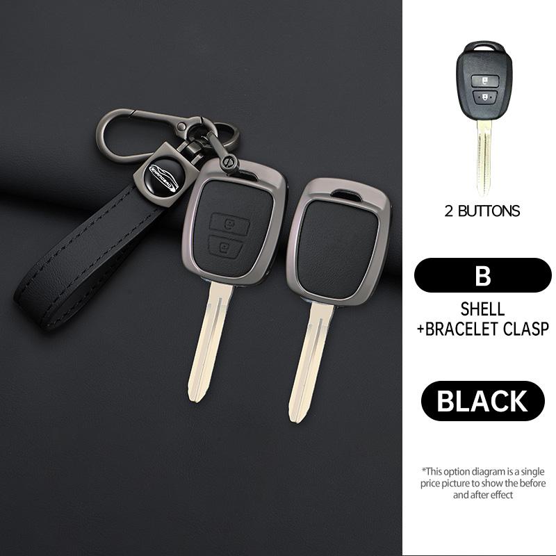 Car Key Cover Case Shell Fob Holder Accessories For Toyota Rav4 Camry Corolla Tacoma Vios Prius C Highlander