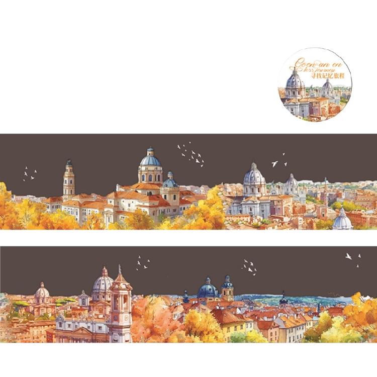 

Travelling Theme Beauty Tape Masking Tape Lovely Decorative Tape Hand Account Tape for Journaling Scrapbooking 1