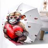 1pcAnimals cats monkeys cute turtles Umbrella Portable Folding Umbrella Iron Frame Hole Bone Structure Outdoor Home Umbrella