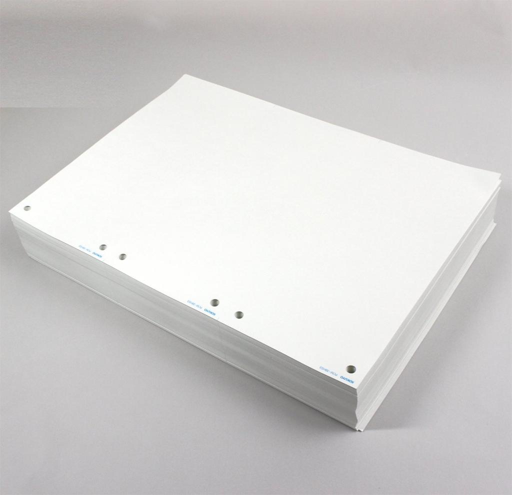 KOKUYO Printer Paper, Forms, Multi-type, A4, 6-hole, 3-part, Plain, PCM-39HS3