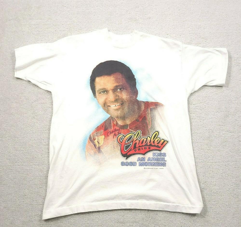 Kiss An Angel Charley Pride Shirt Classic White Unisex S-234XL 1H0023 Unisex T-Shirt XXXL