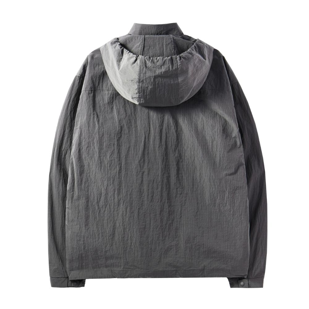 Brompton London Ripstop Hooded Jumper - Khaki (P242Ujp431)