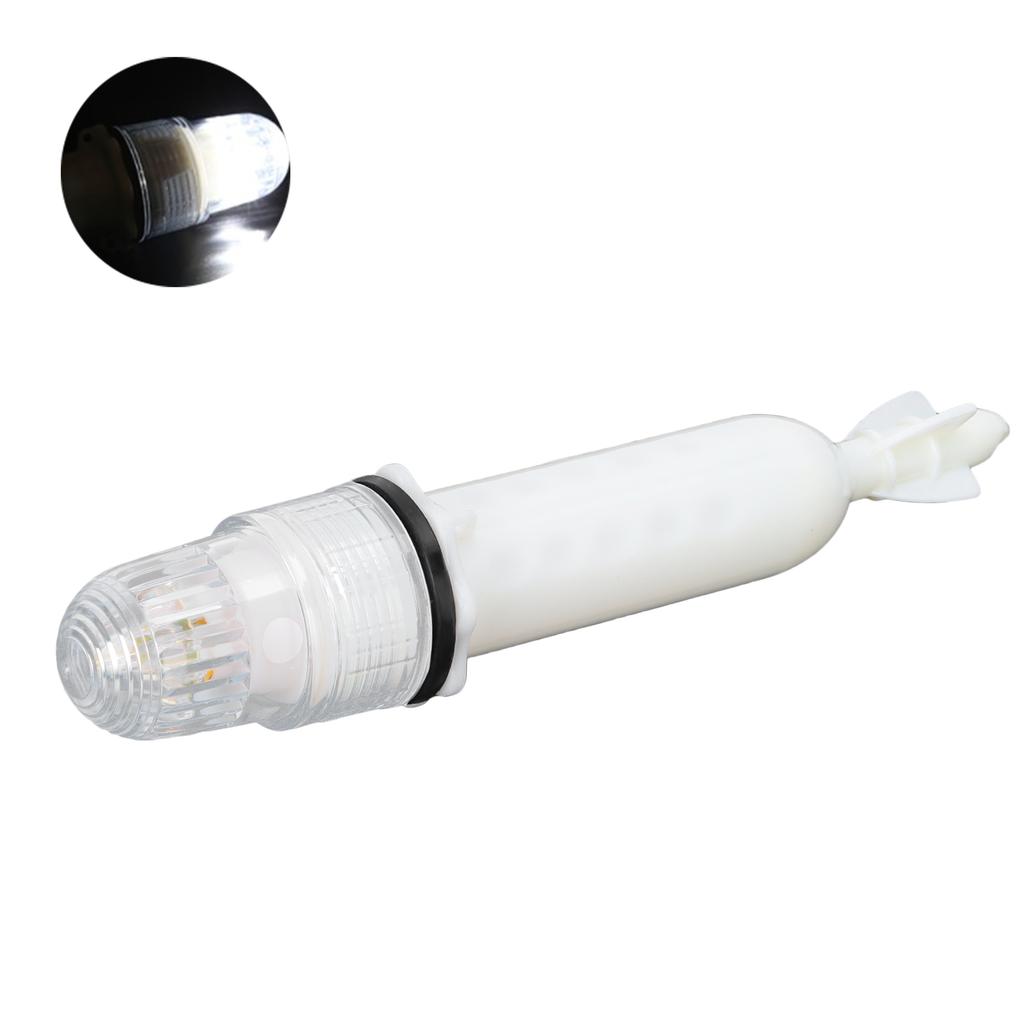 LED Beacon Lamp Intelligent Light Control IP65 Waterproof for Marine Ship Night FishingWhite