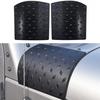 2x Hauben-Karosseriepanzerung Seitenabdeckung Verkleidung Dekoration für Jeep Wrangler 2007-17 JK Schwarz