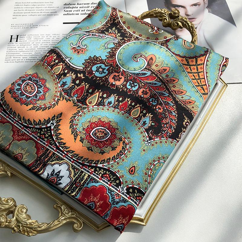 Spring Scarf Women's Luxury Design Polyester Material Smooth Scarf Soft Shawl Beach