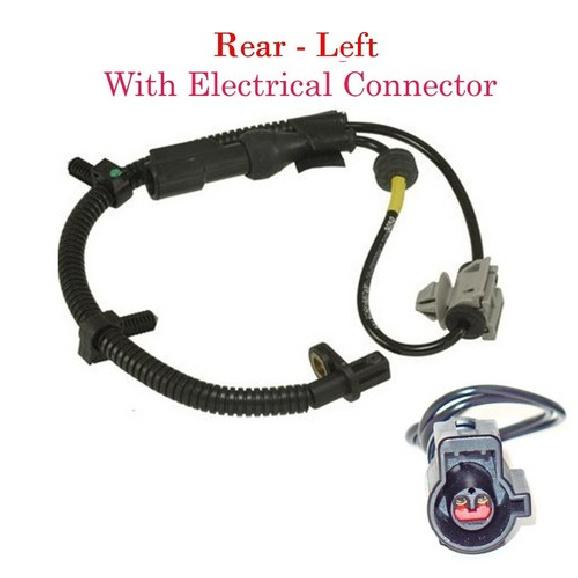 ABS Wheel Speed Sensor Rear Left with Connector Fit: Ford Focus 2008-2011