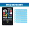 Symphony LED Car Hub Lamp Double Sided APP Remote Sound Control Waterproof Neon Wheel Ring 12V Auto Decorative Atmosphere Light