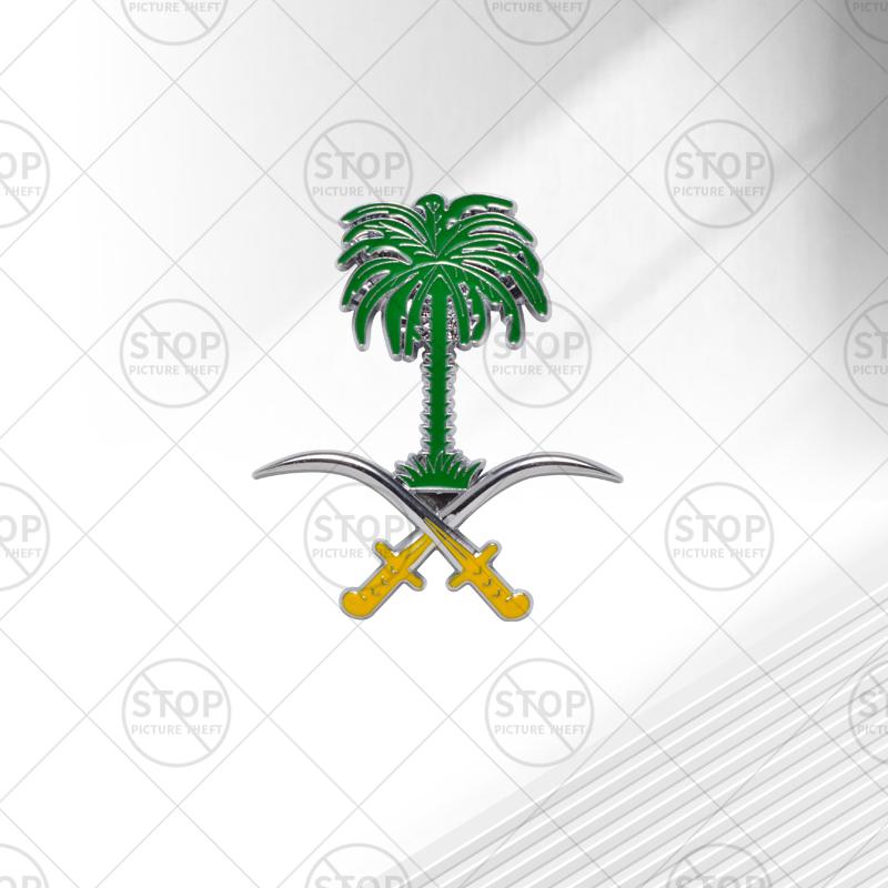 Car Badge Saudi Arabian Date Palm Tree Logo 3D Decal Grille Body Emblem For Skoda Peugeot Toyota Honda Nissan Suzuki GMC kia
