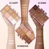 Concealer Palette Waterproof Long-lasting Foundation Matte Moisturizing Lightweight Breathable Look Multi-shade Concealer Disk