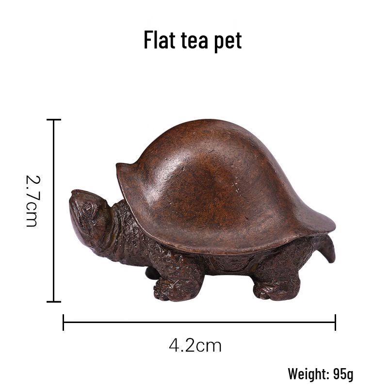 Handmade Ceramic Retro Turtle Tea Pet