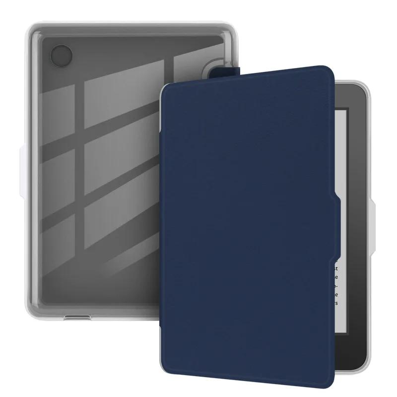 Transparent Acrylic Back Case for Kobo Clara BW/Clara Colour/Clara 2E N367 N365 N506 6 inch eReader Wake/Sleep Smart Cover Funda