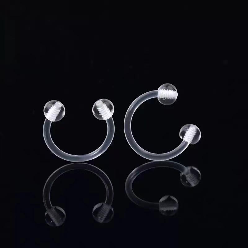 Hot-Selling 24/36-Piece Invisible Piercing Set: Lip, Eyebrow, Navel, and Ear Cartilage Studs