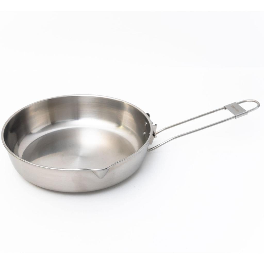 Fire-Maple ANTARCTI 8 Stainless Steel Frying Pan, Camping Cookware, Open Fire Safe