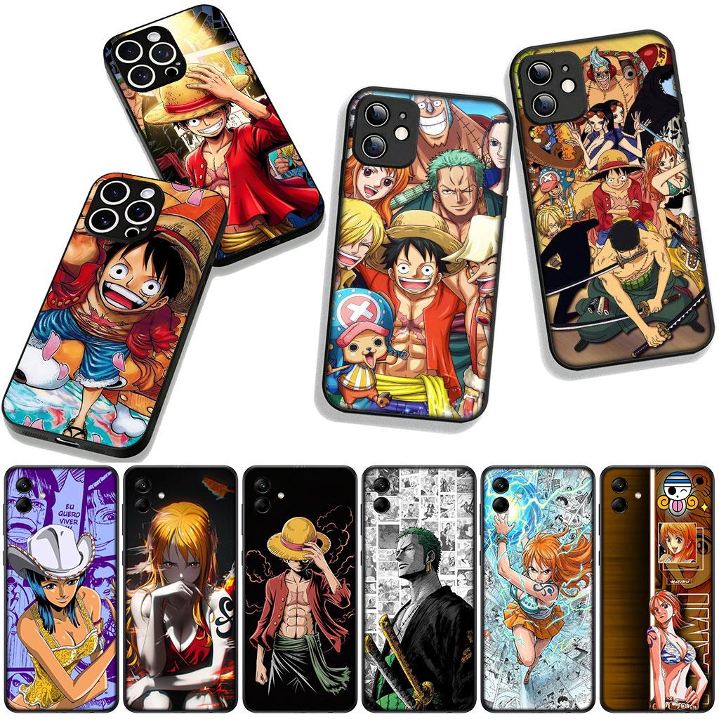 For Samsung Galaxy A36 A17 A26 A07 A35 A54 A53 A13 A33 A34 S8 S9 S20 S21 FE S10 Plus Case Nami Roronoa Zoro One Pieces Luffy