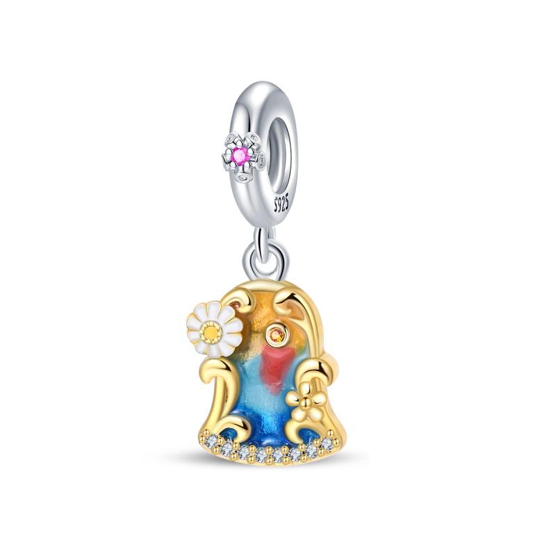 Forest Glow Elf Deer Charm Bead Component Astronaut UFO Bead Components Designed For Authentic Original 3mm Copper Metal Bracelet High Quality Fine