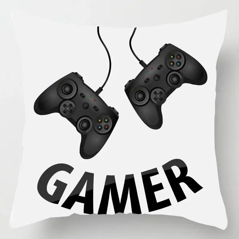 Home Decor TV Game Fan Style Square Pillowcase Cushion Cover Anime New Design Gamer Grip Printed  45x45 Gift for Kids