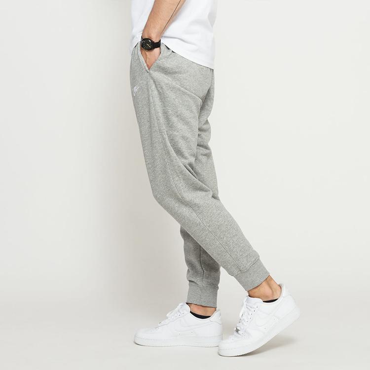 Nike NSW Club Jogger Cotton Knit Pants Men Bottoms Light-Grey BV2679-063