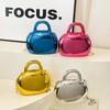 Women's bag personalized special-shaped glossy acrylic bag 2025 new Mori candy-colored portable messenger shell bag