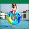 Ink Style Pvc Swim Ring For Adults Thickened And Inflatable Suitable For Water Sports