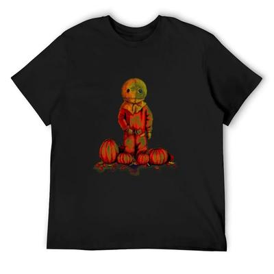 Halloween Jungen T-Shirt Anime T-Shirts Sommer Oberteil Schwarze Oberteile T-Shirts für Männer