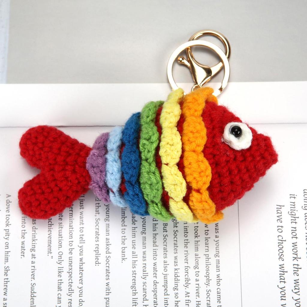 Handgemachter Schlüsselanhänger Meeresleben: Oktopus, Hai, Hummer, Seestern, Schildkröte