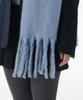 MUSINSA STANDARD Fluffy Bold Muffler [Sky Blue]