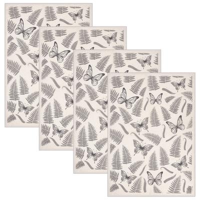 4sheets Paper Ceramic Decals Pottery Ceramics Clay Transfer Paper Underglaze Flower Paper Butterfly 530x380x0.01mm