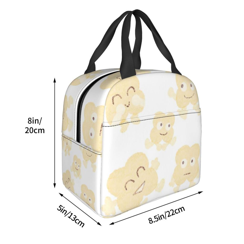 X BFDI Geïsoleerde Lunchtas voor Vrouwen Kinderen Draagbare Voedseldozen Thermische Lunchbox Tote