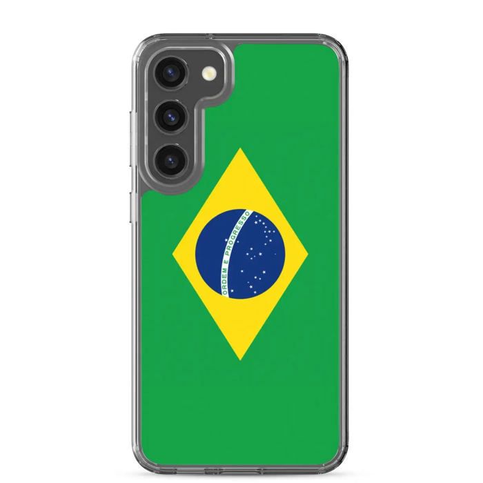 Coque Téléphone Drapeau Brésil - Samsung Galaxy S22 Plus