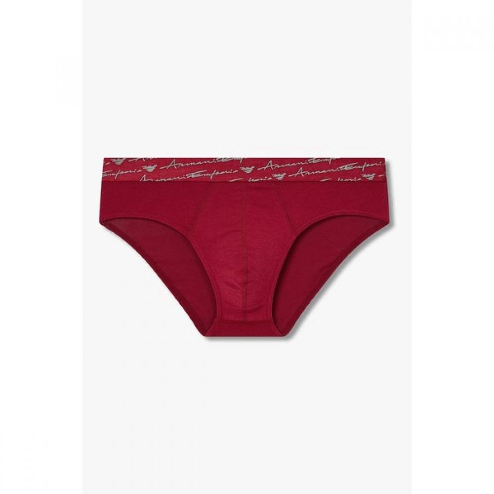 Emporio Armani Curvy Logo Solid Banded Brief 0815311052 S(95)