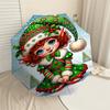 1PC Elf Snowy Automatic Open/Close Umbrella Compact Folding Umbrella with 8-Rib Shaft Lightweight Esign, Highquality Fabric1136A