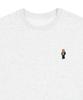GRAVER [Unisex] Tattoo Dog Embroidered Perito Sweatshirt_Melange White