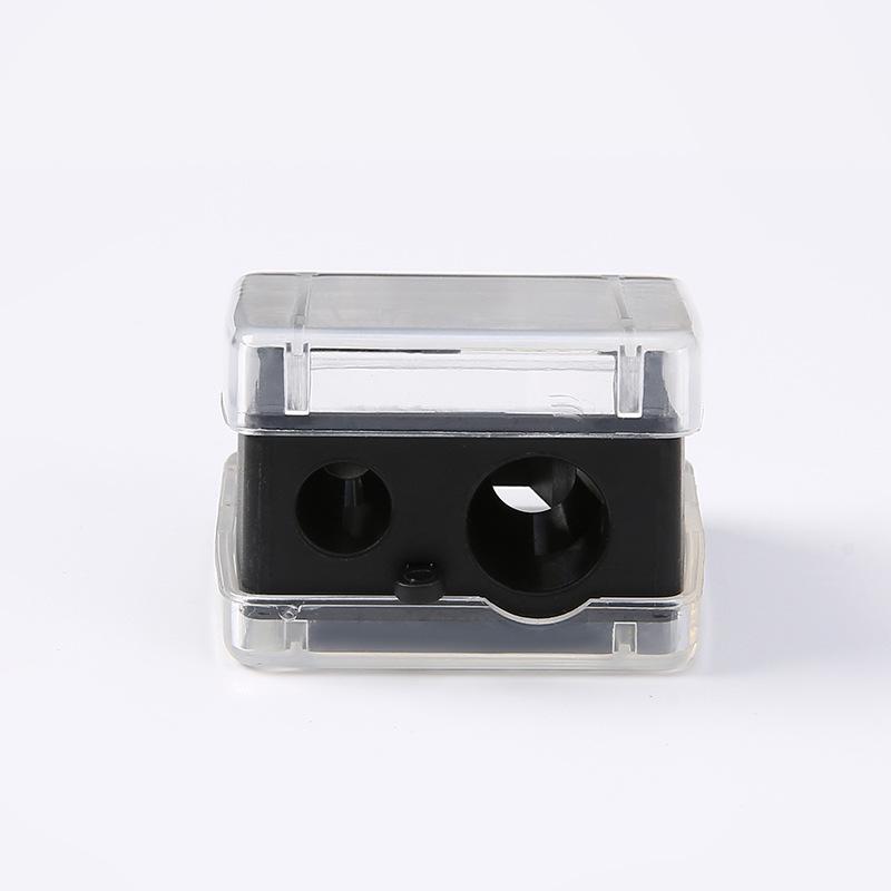 Beauty Makeup Dual-Hole Sharpener for Eyeliner and Eyebrow Pencils