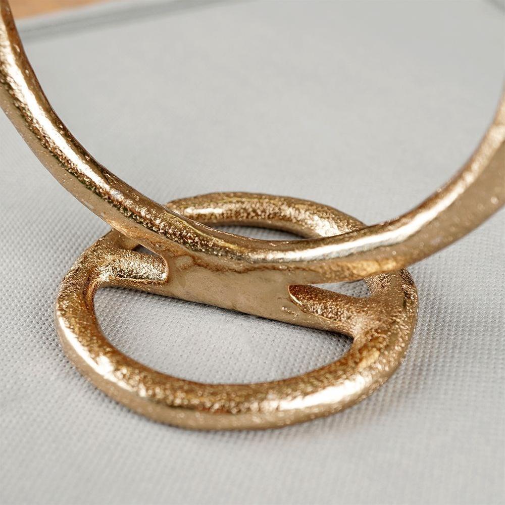 Gold Metal Candlestick Stand for a Long Candle Decorative Table 15 cm