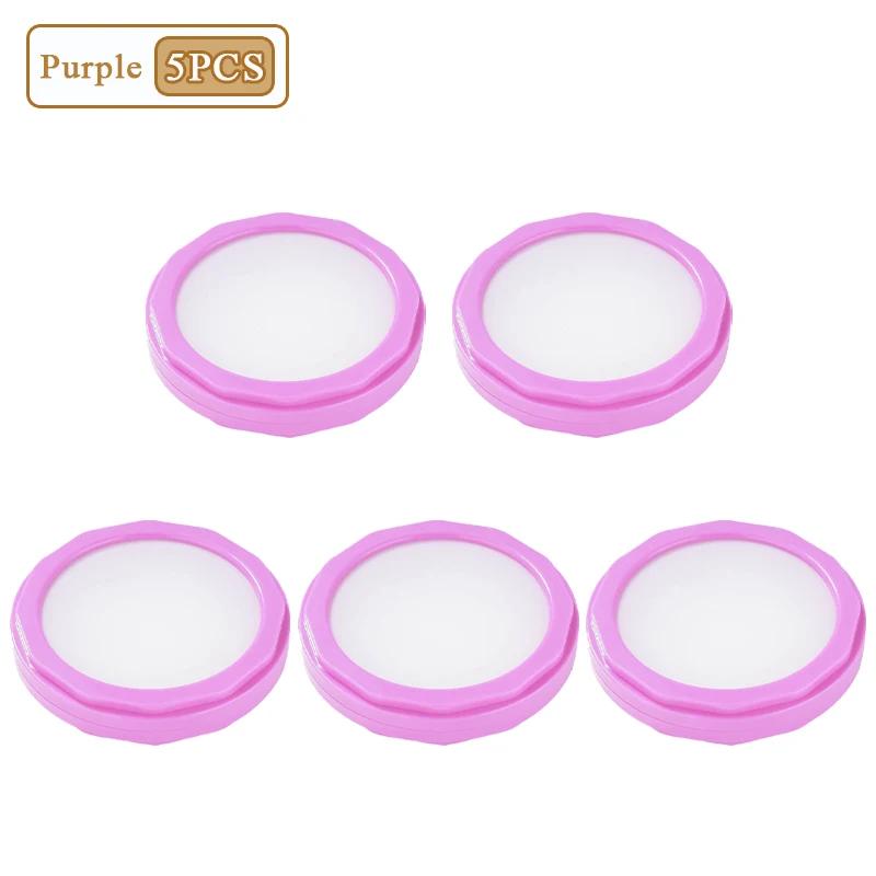 1-10PCS Silicone Food Storage Container Double Sided Lid Mini Fridge Organizer for Fruits Vegetables Fresh Keeping Kitchen Box