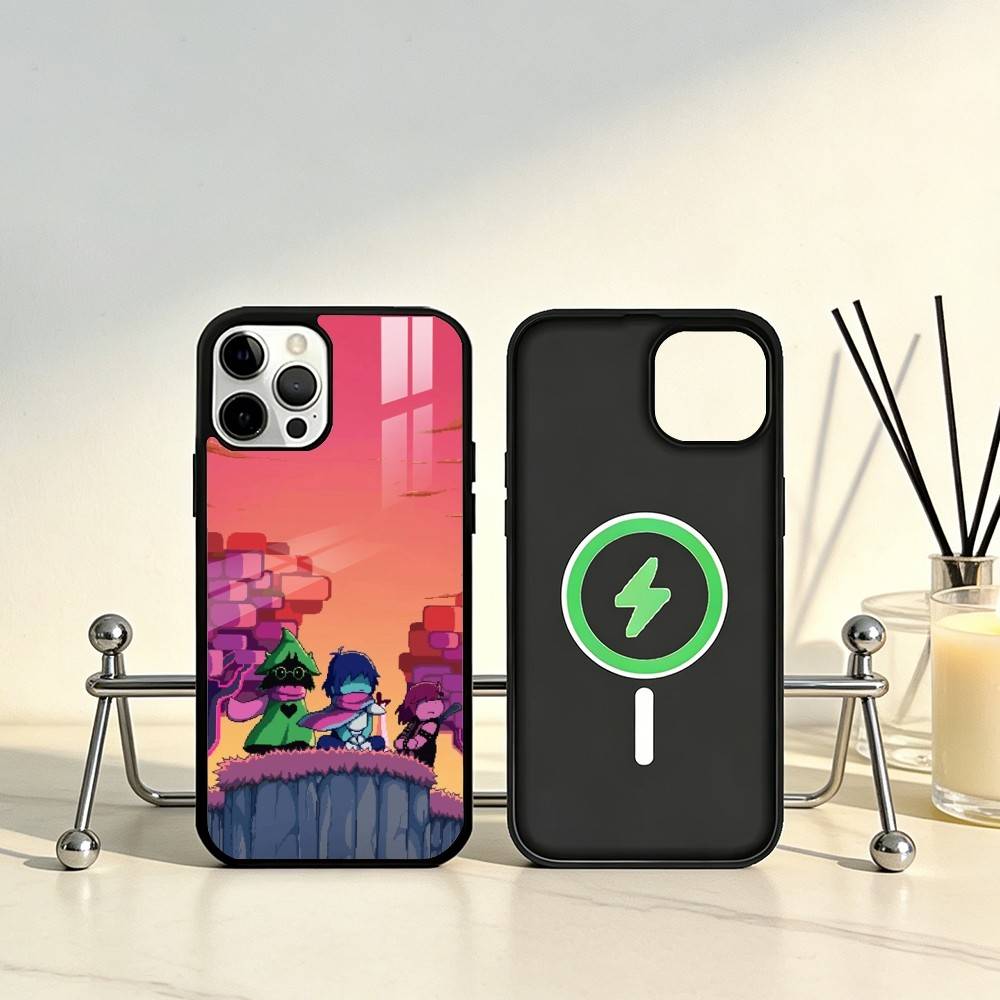 Game D-Deltarune Ralsei Telefoonhoesje Voor iPhone17,16,15,14,13,12,11 Plus,Pro Max Magnetisch Voor Magsafe Draadloos Opladen