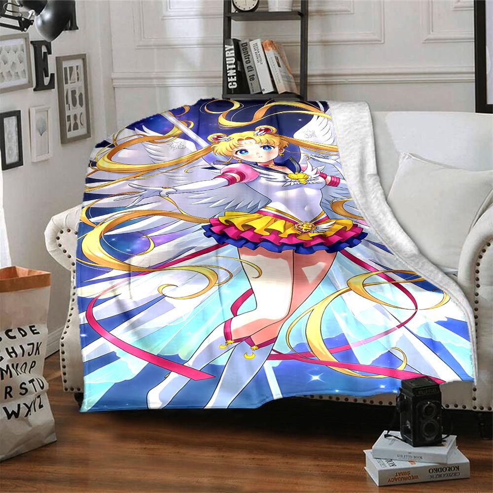 1Pc Magical Guardian Angel Blanket For Couch Bed Plush Cozy Fuzzy Blanket Super Soft Warm Blankets For Fall And Winter 0918244