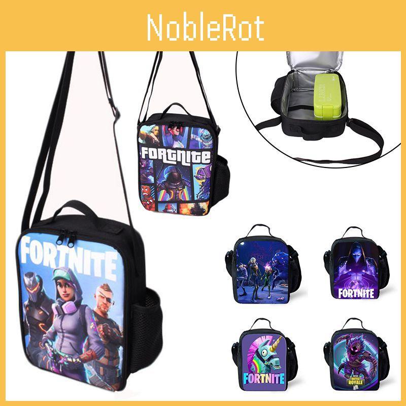 Student Battle School Bag Girls Boys Snack Bags Lunch Kids Box