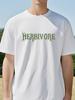Herbivore Letter Print Tshirt Unisex Funny Summer Casual Oneck Short Sleeve Vegan Vegetarian Party Tee