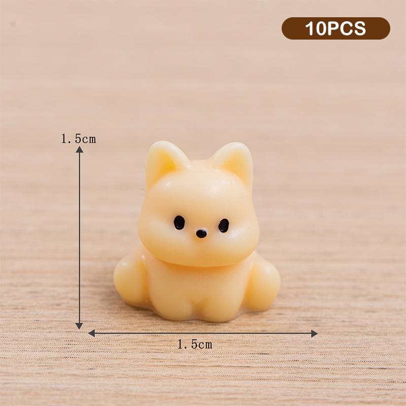 Creative And Cute Micro Landscape Ornaments Small Dogs Animal Resin Crafts Automotive Decoration Ornaments